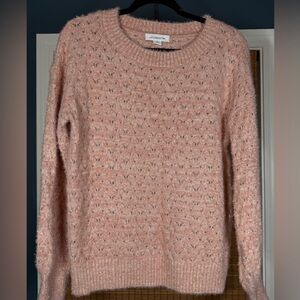 Liz Claiborne Pink Textured Sweater